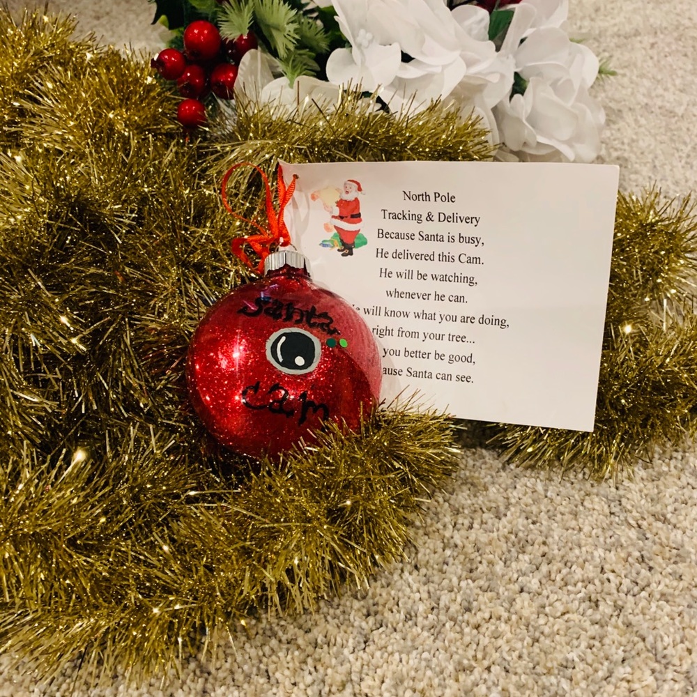 Santa Cam Ornament